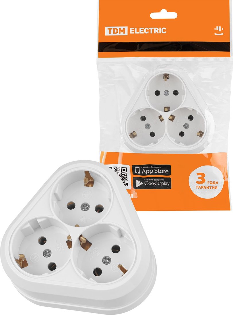 

Розетка TDM Electric Ладога SQ1801-0138 (белый)