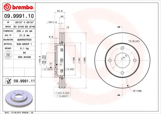 

Brembo 09999111