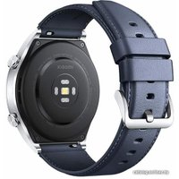 Умные часы Xiaomi Watch S1 (серебристый/синий, международная версия)
