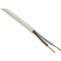 Провод силовой ККЗ ПВСн 2x1 (белый)