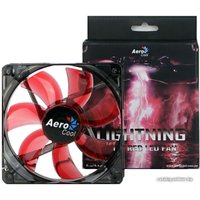 Вентилятор для корпуса AeroCool Lightning 120mm Red Led Fan