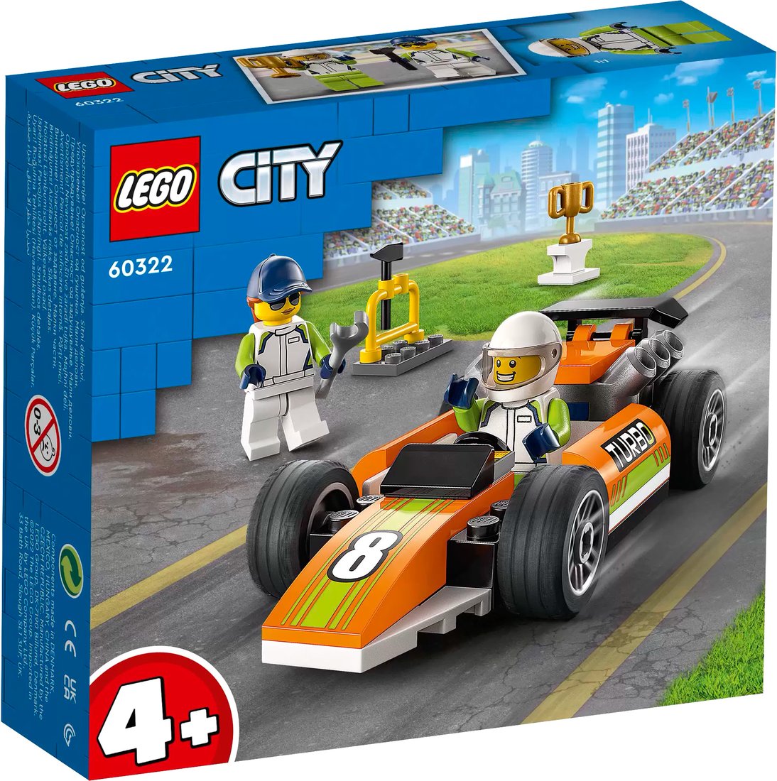 

Конструктор LEGO City 60322 Гоночный автомобиль