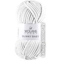 Пряжа для вязания Wolans Yarns Bunny Baby 01 100 г 120 м (белый, 5 мотков)