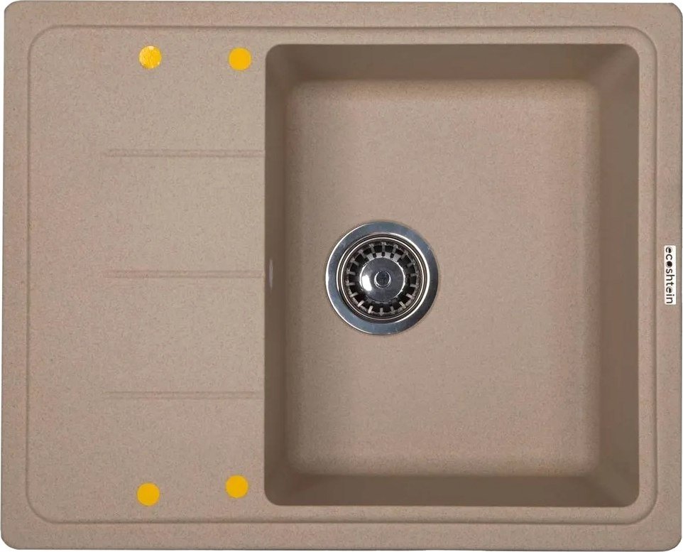 

Кухонная мойка Ecoshtein Rechteck 620 (бежевый)