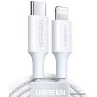 Кабель Ugreen US532 90447 USB Type-C - Lightning (1 м, белый)