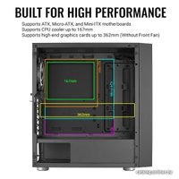 Корпус AeroCool Skribble SKRIBBLE-G-BK-V1