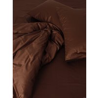 1.5-спальный комплект постельного белья Loon Adelina (1.5-спальный, наволочка 70x70, коричневый)