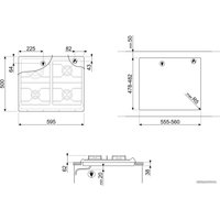 Варочная панель Smeg SRV864AVOGH2