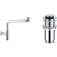 Сифон Wellsee Drainage System 182124002 (сифон, донный клапан, хром)
