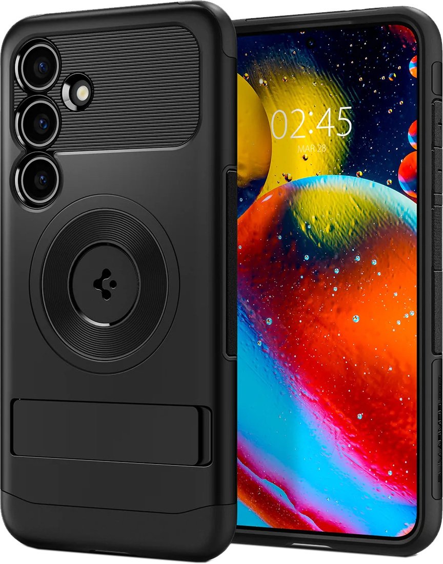 

Чехол для телефона Spigen Slim Armor MagFit для Samsung Galaxy S24+ ACS07196 (черный)