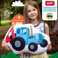 Игрушка-подушка Dream Makers Синий Трактор STT01 в Борисове