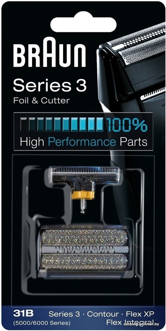Сетка и режущий блок Braun Series 3 31B (черный)