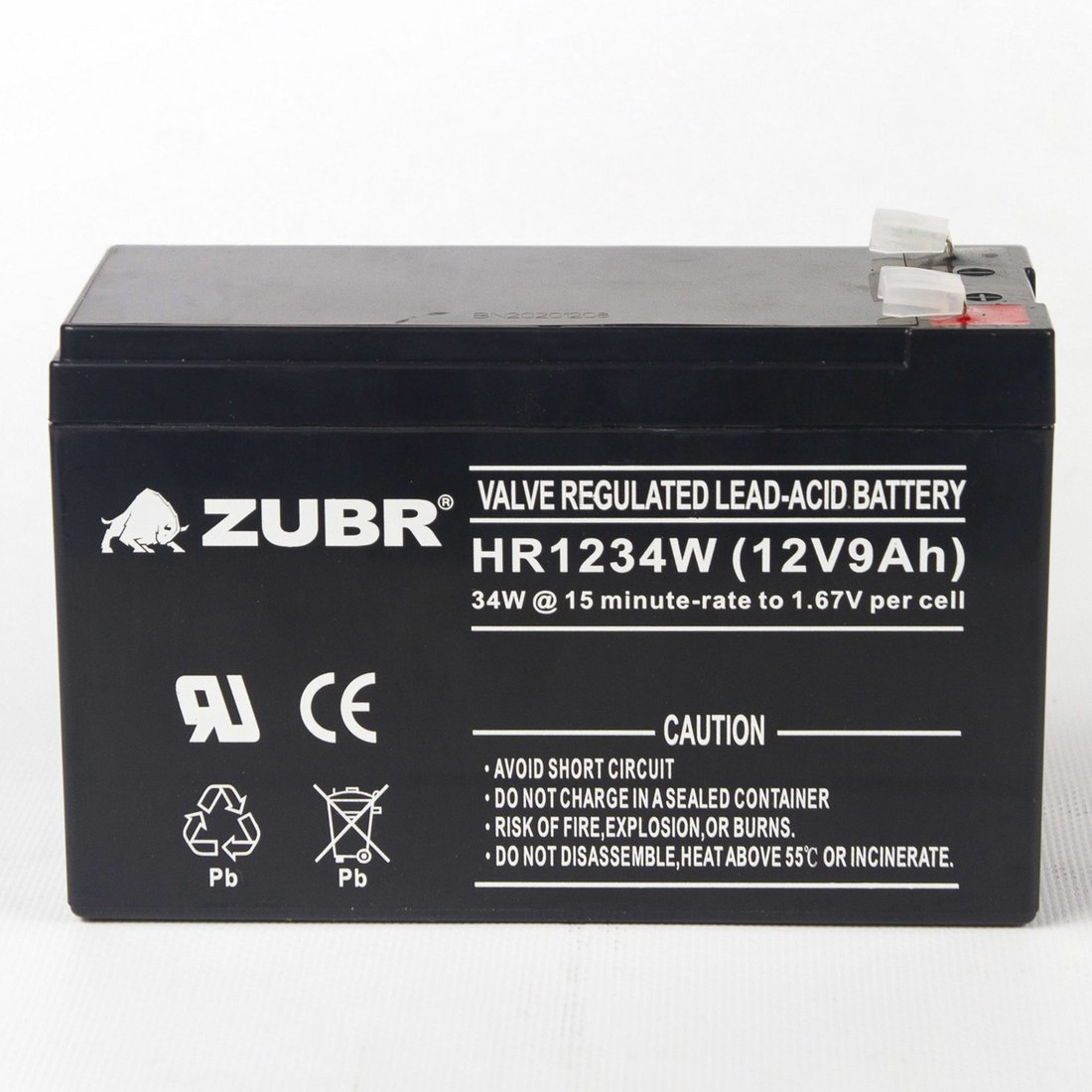 

Аккумулятор для ИБП Zubr HR1234W 12V9Ah