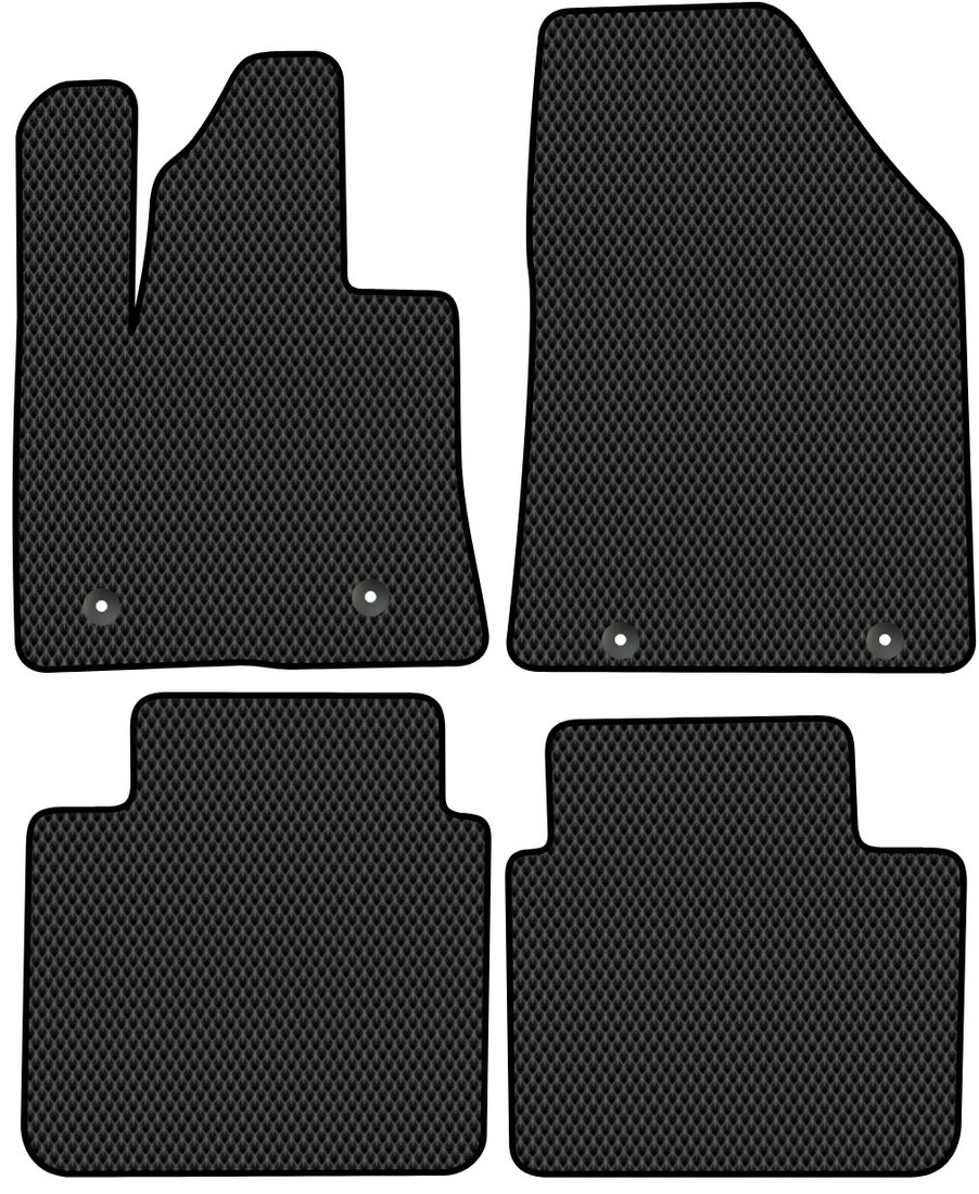 

Комплект ковриков для авто Alicosta Zeekr X I (suv / Электро (4мест)) 2023 - Н.В. (черный, ромб)