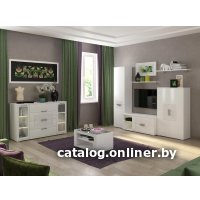 Шкаф-пенал Rinner Тиффани М12 (белый текстурный)