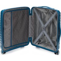 Чемодан-спиннер Torber Nevo T2207S (синий)