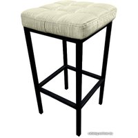 Табурет Древпром Камелот ДП2-07 (черный матовый/Bengal белый)