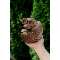 3Д-пазл Eco-Wood-Art Уточка - копилка
