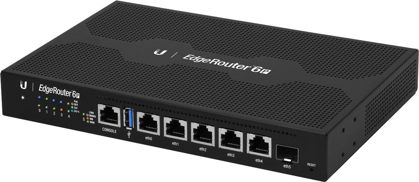 

Управляемый коммутатор 3-го уровня Ubiquiti EdgeRouter 6P