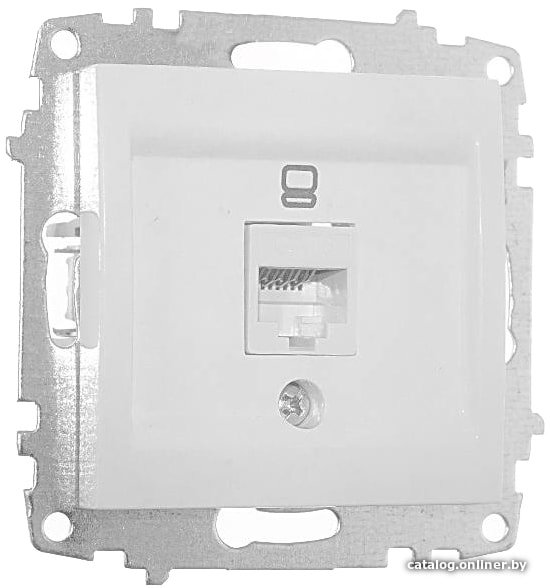 Розетка компьютерная Elbi Zena-Vega 609-015600-247 (белый)