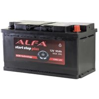 Автомобильный аккумулятор ALFA AGM R+ (95 А·ч)