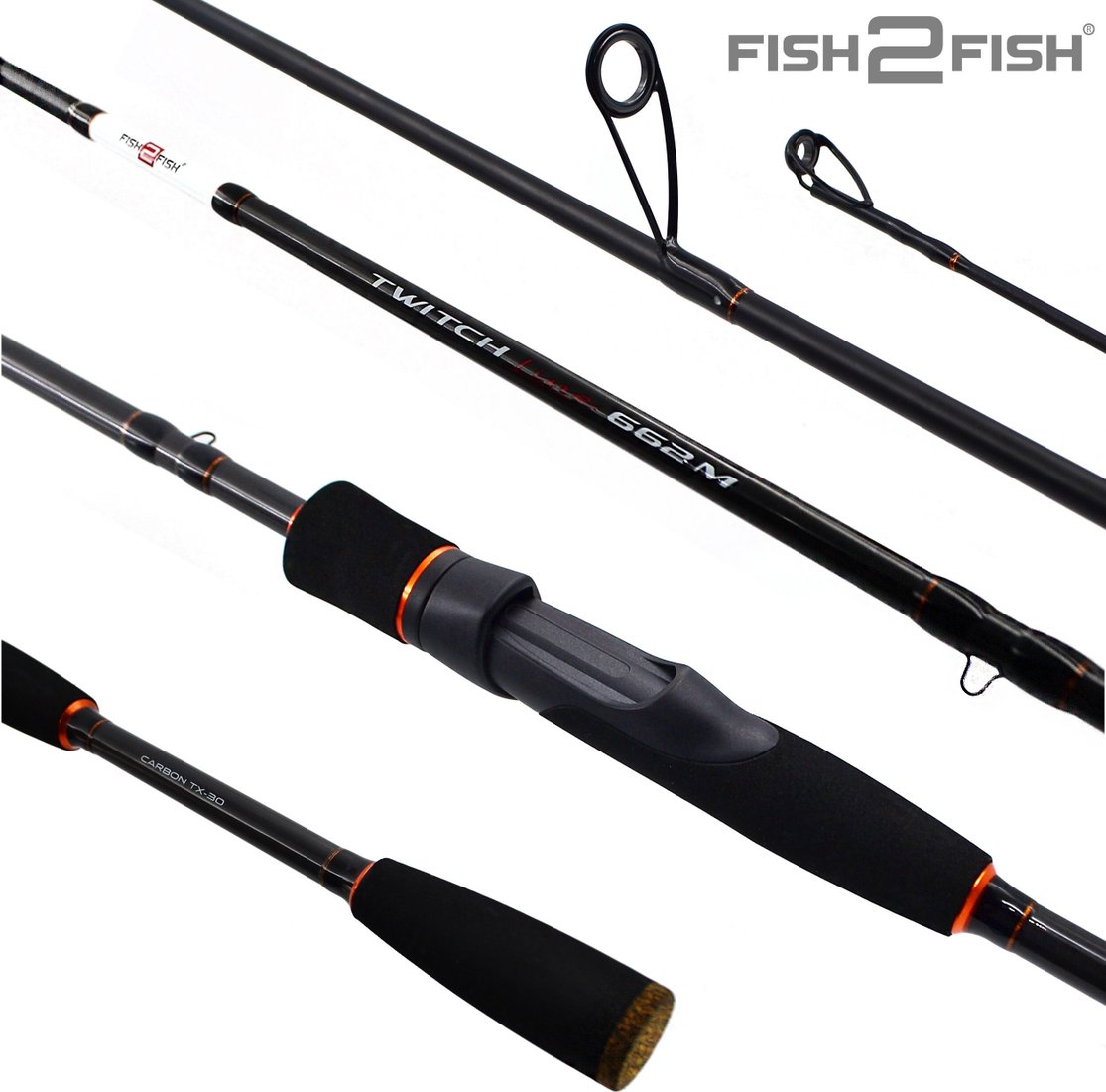 

Удилище Fish2Fish Twitch Line 702 M F2FTL702M-210