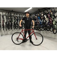 Велосипед P3 Cycles 2x8 700c L 2025 (красный)