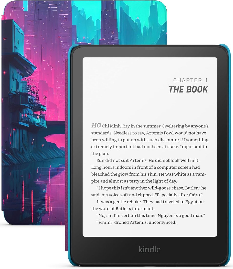 Электронная книга Amazon Kindle Paperwhite Kids 2024 16GB (Cyber City)