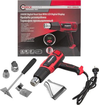 Промышленный фен ForceKraft FK-HG55-2000LCD