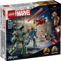 Конструктор LEGO Marvel Железный человек и боевая машина против дронов 76320