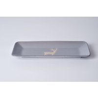 Набор десертных тарелок Arya Christmas Siberia 8680943243072 (2шт, серый)