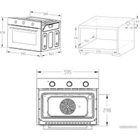 Электрический духовой шкаф Nordfrost HM 5060 W