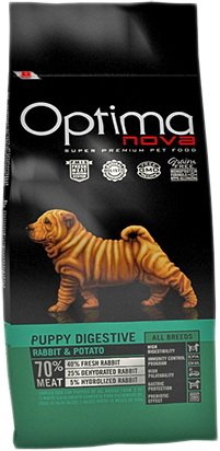 

Сухой корм для собак Optimanova Puppy Rabbit Digestive & Potato 2 кг