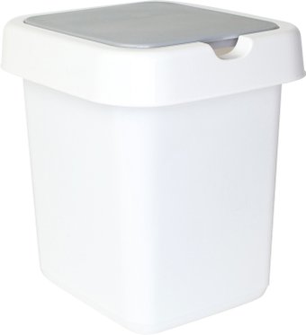 Мусорное ведро Spin&Clean Step SV4242БЛ (белый)