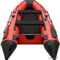 Моторно-гребная лодка Roger Boat Hunter 3000 (без киля, красный/черный)