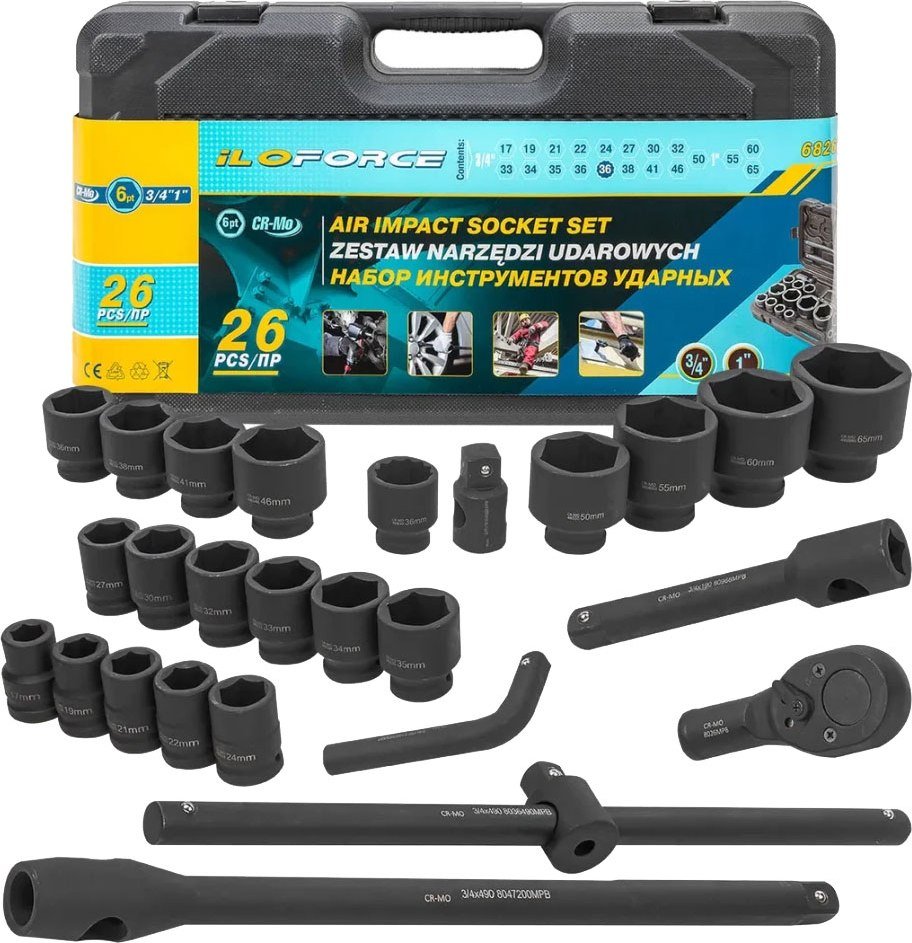 

Универсальный набор инструментов ILOforce IF-68262-5MPB (58981)