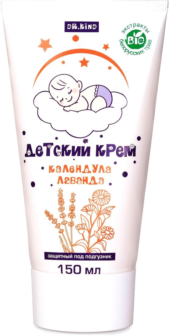 

Крем под подгузник Dr. Kind Защитный с календулой и лавандой 150 мл