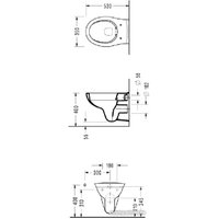 Унитаз подвесной Serel Asma 0426 (с сиденьем)