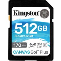 Карта памяти Kingston Canvas Go! Plus SDXC 512GB