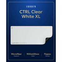 Коврик для стола Lunacy CTRL Clear White XL