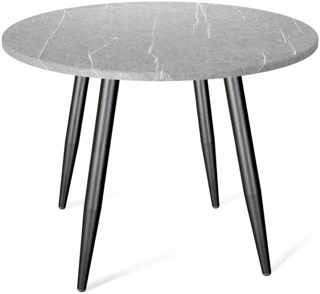 

Кухонный стол Sheffilton SHT-TU14/TT 90 МДФ SHT-T162 (черный муар/серый мрамор)