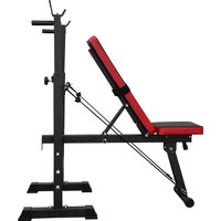 Силовая скамья Calviano 1008 (красный/черный)