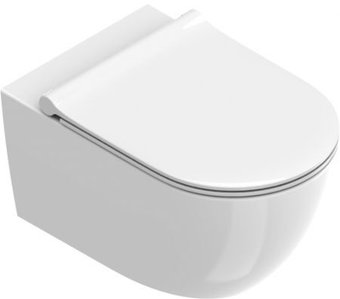 Унитаз подвесной Catalano Sfera 55x35 0511550001+0551200001+9056060000 смыв Silentech