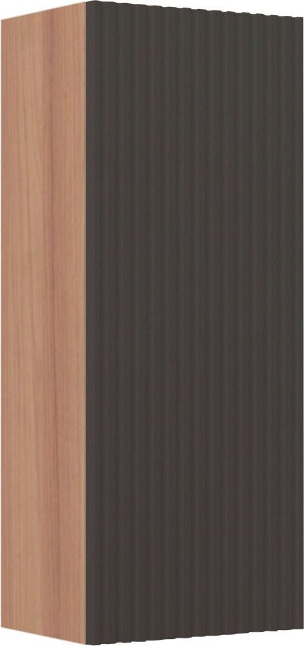 

Runo Шкаф для ванной Соренто 20/Тренто 20 вертикаль (крафтовый дуб/графит)