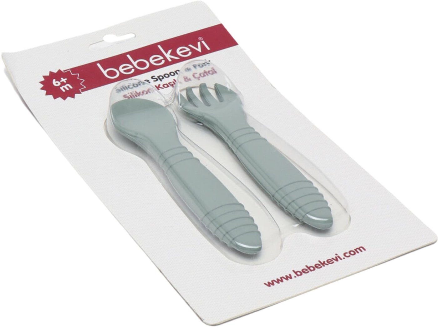 

Набор детских столовых приборов Bebekevi BEVI1261-1 (мятно-зеленый)
