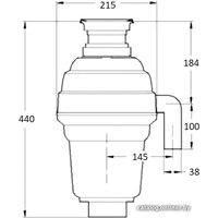 Измельчитель пищевых отходов Bone Crusher BC 1000