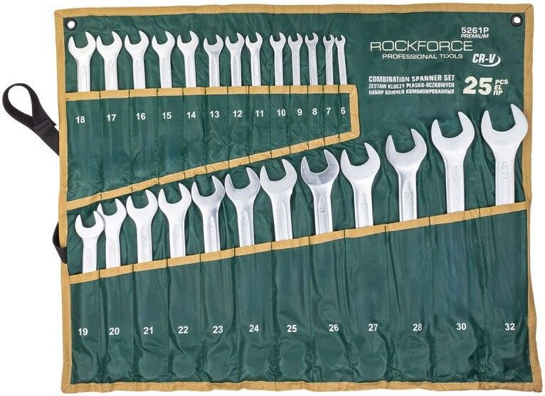 

Набор ключей RockForce RF-5261P (25 предметов)