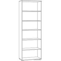 Шкаф-витрина Mobi Остин 16.394.02 (серый графит 0162 РЕ/дуб золотой craft/графит ZB 856-2 ПВХ)