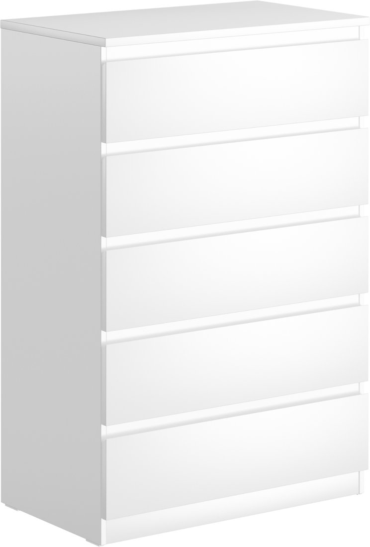 

Комод Mio Tesoro Мальта 5 ящиков 80x121 2.05.02.090.1 (белый)