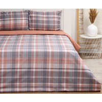 Евро комплект постельного белья Love Life Клетка Евро 10416739